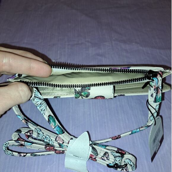Womens Mundi RFID Blocking Butterfly Wallet Crossbody Purse - Picture 6 of 6